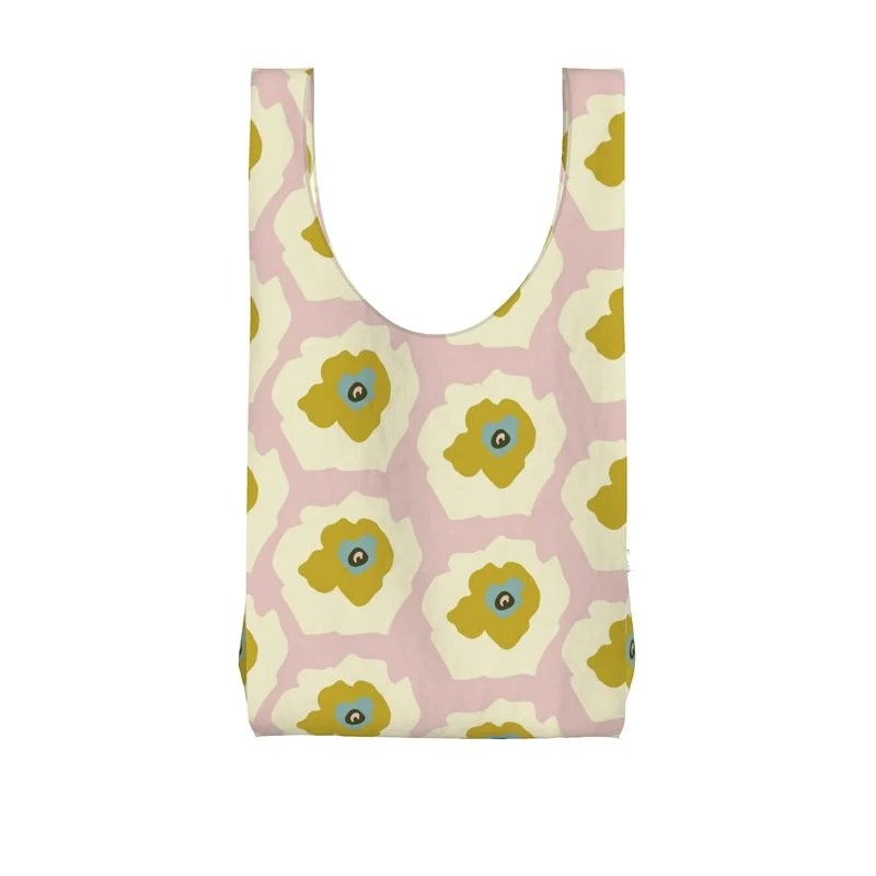 Jardin Parachute Shopping Bag in Strawberry Chiffon