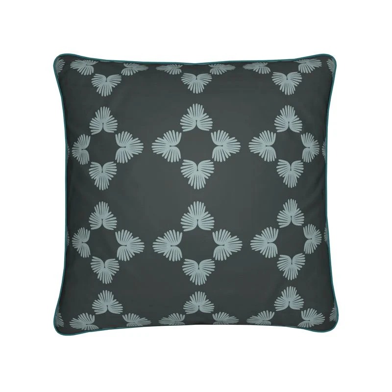 Fanned Fauna Cushion in Blueberry - Image 2