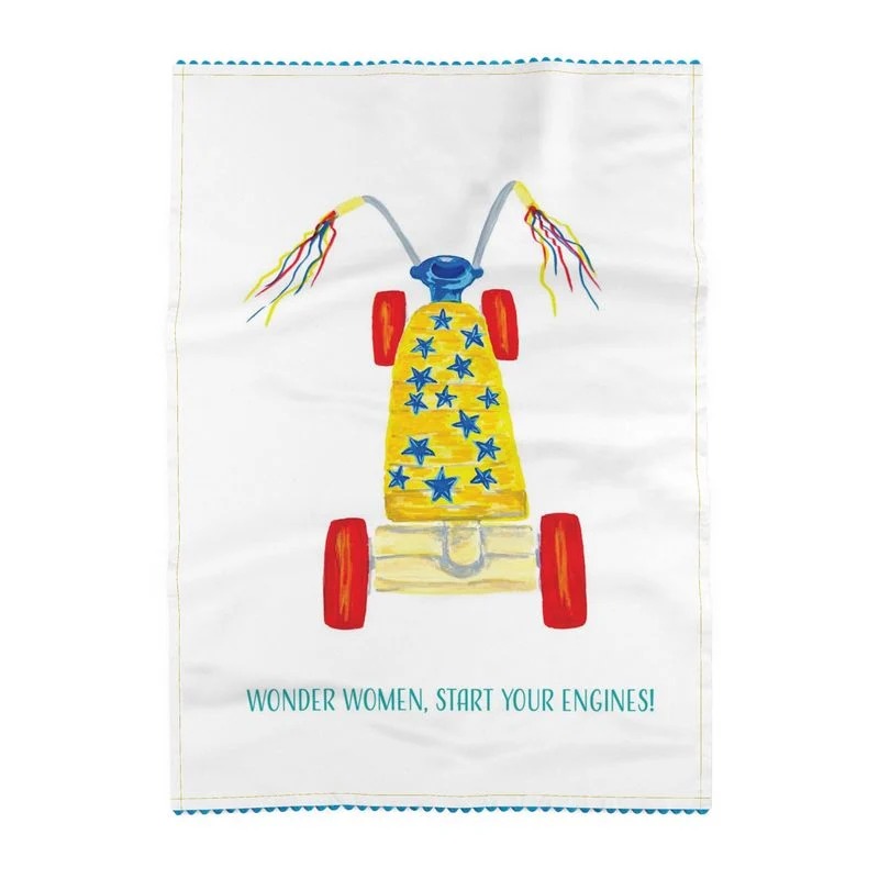 Start Your Engines, Tea Towel