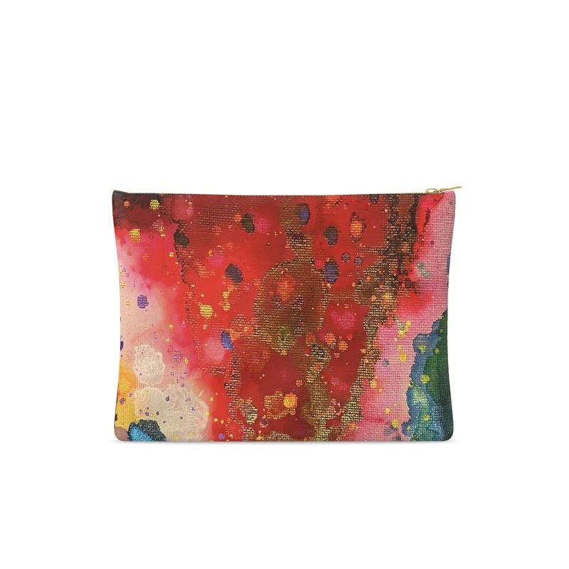 Watermelon Leather Clutch - Image 2